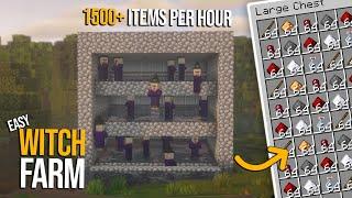 Simple Witch Farm  Survival Friendly  1500+ Items per hour