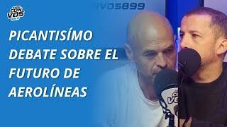 Picantísimo debate entre Guillermo Dietrich y Carlos Figueroa sobre el futuro de Aerolíneas