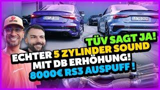 JP Performance - Echter 5 Zylinder Sound trotz OPF mit DB Erhöhung  8000€ RS3 Auspuff