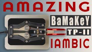 The Amazing Bamakey TP-II Iambic Morse Code key for CW Ham Radio