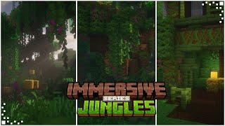 Immersive Jungles Minecraft Mod Showcase  New Trees Blocks & Jungle Revamp  Fabric 1.19