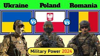 Ukraine Vs Poland Vs Romania Military Power Comparison 2024Ukraine Vs Poland Millitary Power 2024