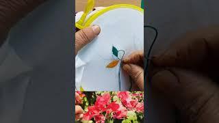 Beautiful Christmas special flower  diy craft ideas  embroidery designs