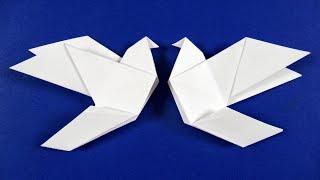 Как сделать оригами ГОЛУБЯ из бумаги