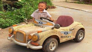 Full Restoration Abandoned Old BENTLEY Super Car  Restoring BENTLEY into a Kids Electric Car