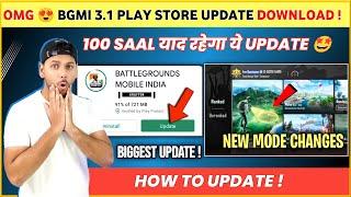 OFFICIAL  Bgmi 3.1 Play Store Update Here  Bgmi New Update  Bgmi 3.1 Update  bgmi update