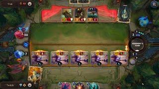 Legends of Runeterra but the deck plays itself