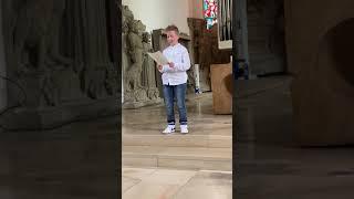 Nathan Thomas bei der Probe in der Aldinger Margaretenkirche