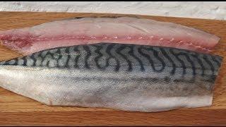 How To Fillet A Mackerel.And Cook It In Real Time.Mackerel.