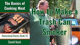 How To Make a Trash Can Cold Smoker  Trash Can Low-Temp Cold-Smoker