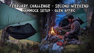 Camping Challenge EP.2  Glen Affric  Full Hammock Setup