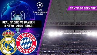 REAL MADRID VS BAYERN LIVE AUDIO CHAMPIONS LEAGUE MATCH RETOUR .