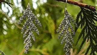 Making Solid Silver Earrings from a Cedar Tree