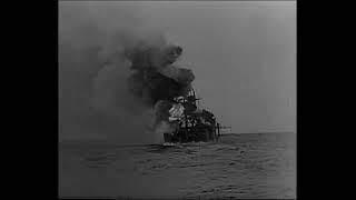 US Liberty Ship sunk by 10.5cm gunfire from a Kriegsmarine Type IX U-Boat