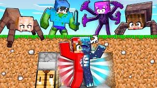 CORREDOR MUTANTE vs 5 CAZADORES en Minecraft