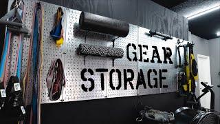 Building My Dream Garage  Part 4 Dumbbell Storage & Gear Wall