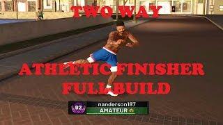 TWO WAY ATHLETIC FINISHER FULL BUILD VID {NBA 2K19} ATTRIBUTES  STATS  ANIMATIONS