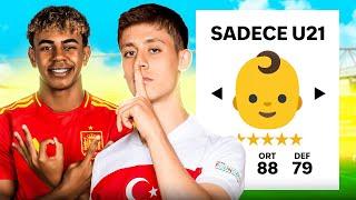 HER ÜLKEDEN 1 TANE 21 YAŞ ALTI WONDERKID ALARAK REBUILD YAPTIM  FC 24 KARİYER MODU