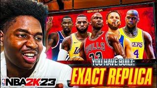 I Made EVERY SPECIAL REPLICA BUILD IN ONE VIDEO On NBA 2K23 EVERY EASTER EGG BUILD ON NBA 2K23