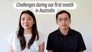 Talking about our first month in Australia