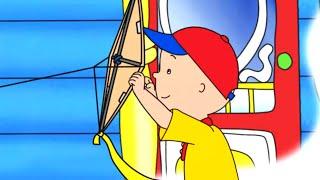 Flying A Kite  Caillou Cartoon