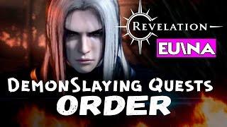 Revelation EU\NA - Order  DemonSlaying Quests