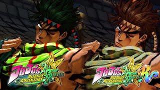 Joseph Joestar Visuals & Special Move Comparison - JoJos Bizarre Adventure All Star Battle vs ASBR