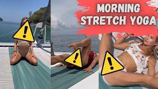 Wow Morning stretch yoga  flexibility