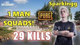 DIGNITAS SPARKINGG - 29 KILLS 3.3K DAMAGE - 1 MAN SQUADS - Beryl M762 + Mini14 - PUBG