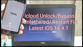 Icloud Bypass Unlock Latest IOS 14.4.1 Untethered Restart Fix