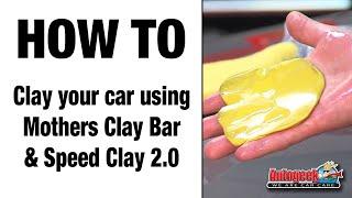 How to clay your car using Mothers Clay bar and Speed Clay 2.0