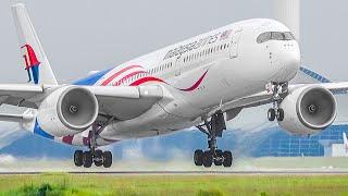 35 MINUTES of CLOSE UP LANDINGS & TAKEOFFS  Kuala Lumpur Airport Plane Spotting KULWMKK