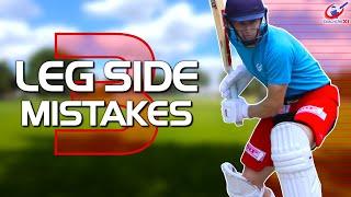 FIX these LEG SIDE batting MISTAKES - Cricket Batting Drills