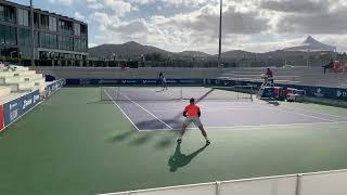 Carlos Alcaraz 16 dominating at ITF in Manacor Mallorca in January 2020