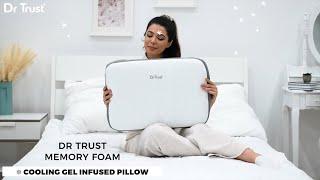 Dr Trust USA Orthopedic Cooling Gel Memory Foam Pillow for Cervical Pain & Neck Pain Relief 356