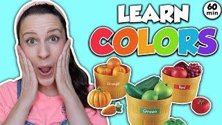 Learn Colors Fruits and Vegetables with Ms Rachel  Toddler Learning Video  Speech  Educational