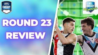 Round 23 Recap and Takeaways  AFL Fantasy 2024