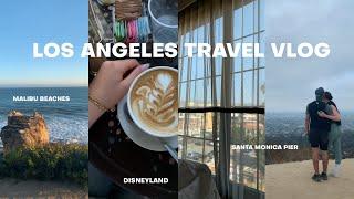 LOS ANGELES TRAVEL VLOG Disney Malibu beaches hiking Santa Monica Pier & more
