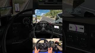 Overtaking without mods be like  #eurotrucksimulator2 #ets2 #scania #overtake #shorts