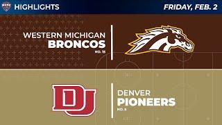 2-2-24 Western Michigan at Denver Highlights