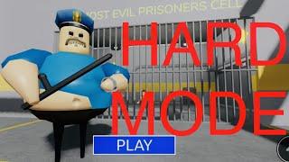 Roblox Barry Prison Run Obby HARD MODE - Walkthrough Siren Cop Ending Platinum Trophy Badge #OBBY