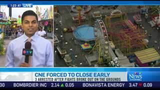 CNE shuts down early due to unruly crowd on youth day