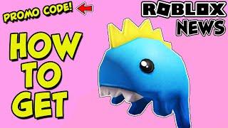 PROMO CODE HOW TO GET THE SOCIALSAURUS FLEX IN ROBLOX *FREE ITEM* BLUE DINO HAT