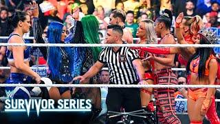 Bianca Belair and Sasha Banks cross paths once again Survivor Series 2021 WWE Network Exclusive