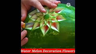 Wow Amazing Fruits and Vegetables cutting skill Watermelon #Watermelon #Cutting_skill #Flower