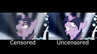 My Little Pony S8E13 The Mean Six censorship COMPARISON