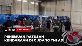 Ratusan Kendaraan di Gudang TNI AD Sidoarjo Viral di Medsos  Kabar Siang tvOne