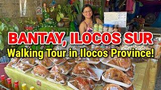 BANTAY ILOCOS SUR - Walking Tour  Exploring the Streets Talipapa Market & Bantay Church