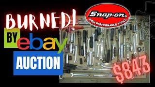 OVERPAID Huge Snap-on tool haul from an ebay auction Unboxing an $843 tool auction won on ebay