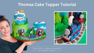 Thomas The Tank Engine Cake Topper  Make Friends With Amazing Train Template